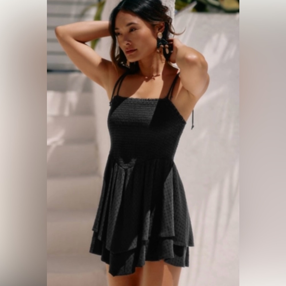 Anthropologie Lillian Smocked Cover-Up